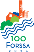 Forssa 100 vuotta -logo